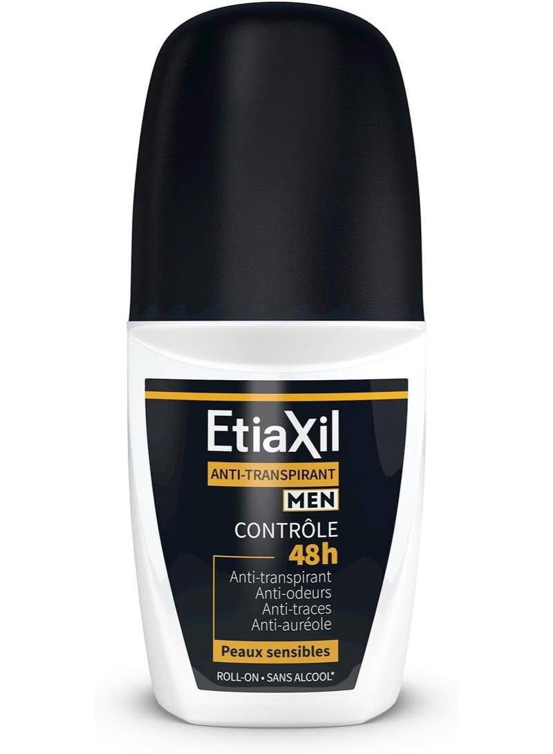 Etiaxil Deodorant for Men Antiperspirant Control 48H 50ml - Image 1